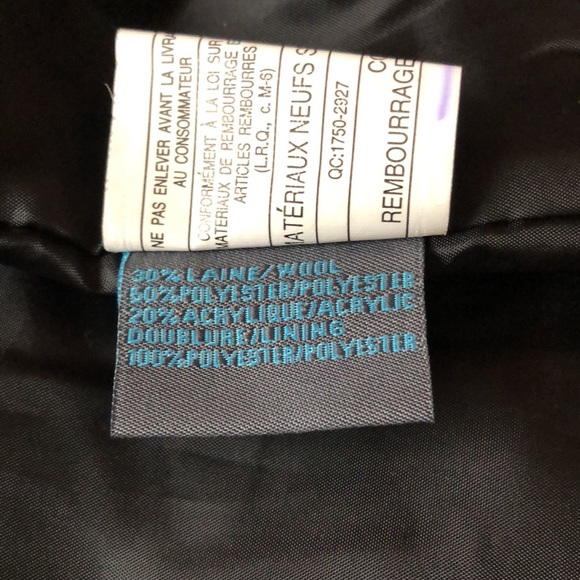 Houndstooth Tweed winter coat by Pudding. Size small. Black, grey, white. - Picture 8 of 8